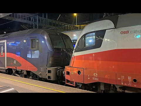 Feldkirch: Rh2068 mit Abfertigung der Autoreisezüge NJ447➡️Wien Hbf & NJ465 Graz/🇭🇷 Zagreb