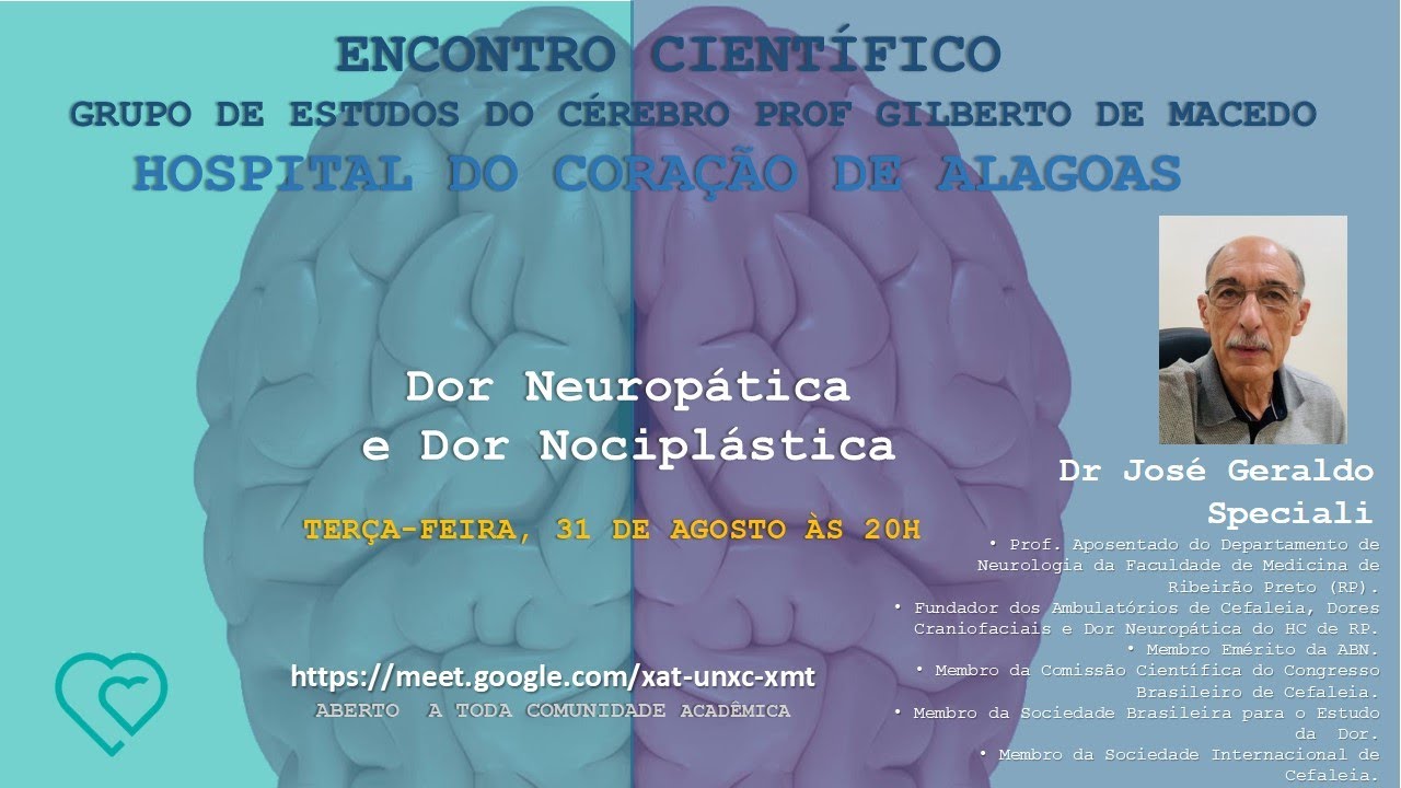 Dor Neuropática e Dor Nociplástica - Dr José Geraldo Speciali