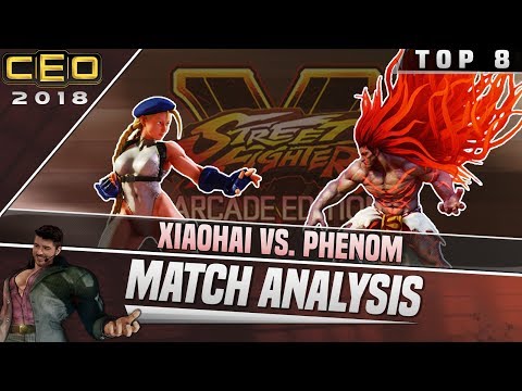 SFV AE Match Analysis: CEO 2018 Top 8 - Xiaohai vs. Phenom