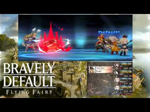 Lets Play Bravely Default flying fairy part 45 praeline battle time