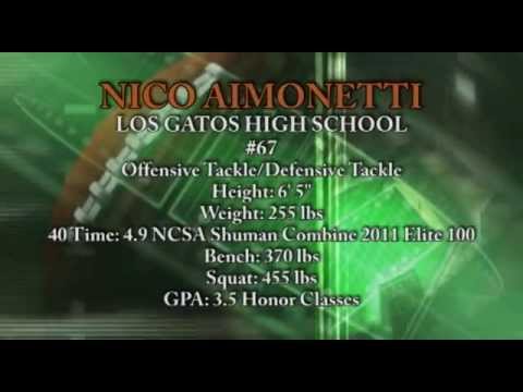 Football Scholarship Video - Highlight Reel