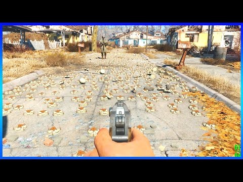 Fallout 4 - 5,000 NUKE EXPLOSION (OUTSIDE)