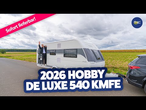 MEGA!😍 2026 Hobby De Luxe 540 KMFe | Caravan | Review & Buyer's Guide - Camperland Bong
