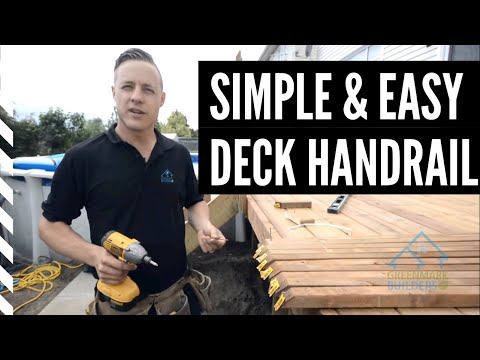 How to build an economical deck railing out of wood
