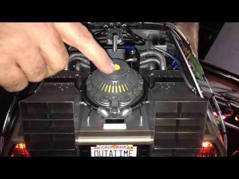 Hot Toys 1/6th Scale Delorean Time Machine UNBOXING next to a REAL Delorean Time Machine!