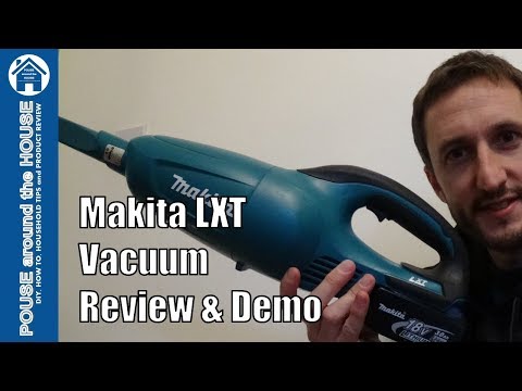 Makita LXT Vacuum Cleaner review and demo. DCL180Z Makita Hoover Video