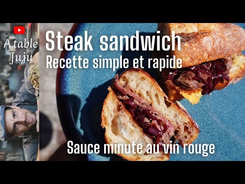 Comment Faire un Steak Sandwich à la Française – Recette Facile et Délicieuse