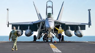 Life of a U.S. Navy Pilot Aboard an Aircraft Carrier in the Middle of 