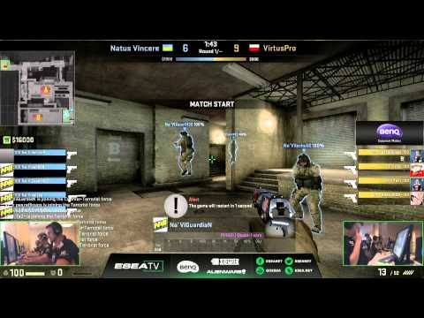 $90,000 CS:GO Tournament: Na'Vi vs Virtus Pro on de_train at ESEA LAN 16 PART 3/3