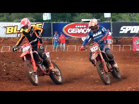 Disputa até a ultima volta na Corrida da MX2 - 1a Etapa Campeonato Catarinense Motocross