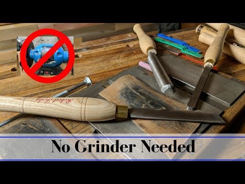 How To Sharpen a Turning Tool Without a Grinder