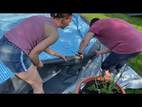 Pool Aufbau Intex Ultra Frame 5,49m x 1,32m