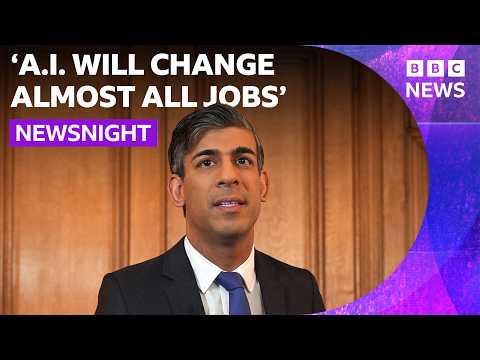 Rishi Sunak: 'You’re more likely to lose your job to someone who is using AI, than to AI itself'