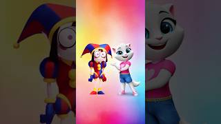 KPOP DEMON HUNTERS vs THE AMAZING DIGITAL CIRCUS  #mytalkingangela2 #kpopdemonhunters #tadc #shorts