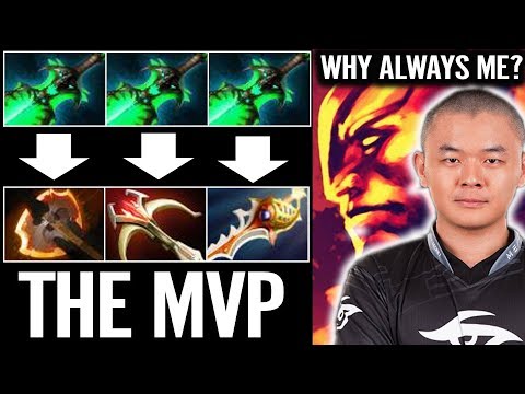 MidOne the MVP of Dota 2 Ember Spirit Freestyle Build