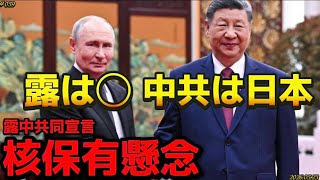 【時事ネタ】ロシアと中国の共同宣言で日本を名指しの意味と対策‼️〜5/23土曜版‼️
