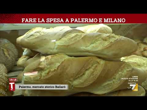 Fare la spesa a Palermo e Milano