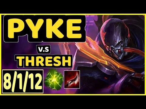 BERYL (PYKE) vs THRESH - 8/1/12 KDA BOTTOM SUPPORT CHALLENGER GAMEPLAY - KR
