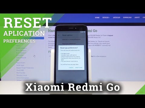 How to Reset App Preferences in XIAOMI Redmi Go - Restore App Settings