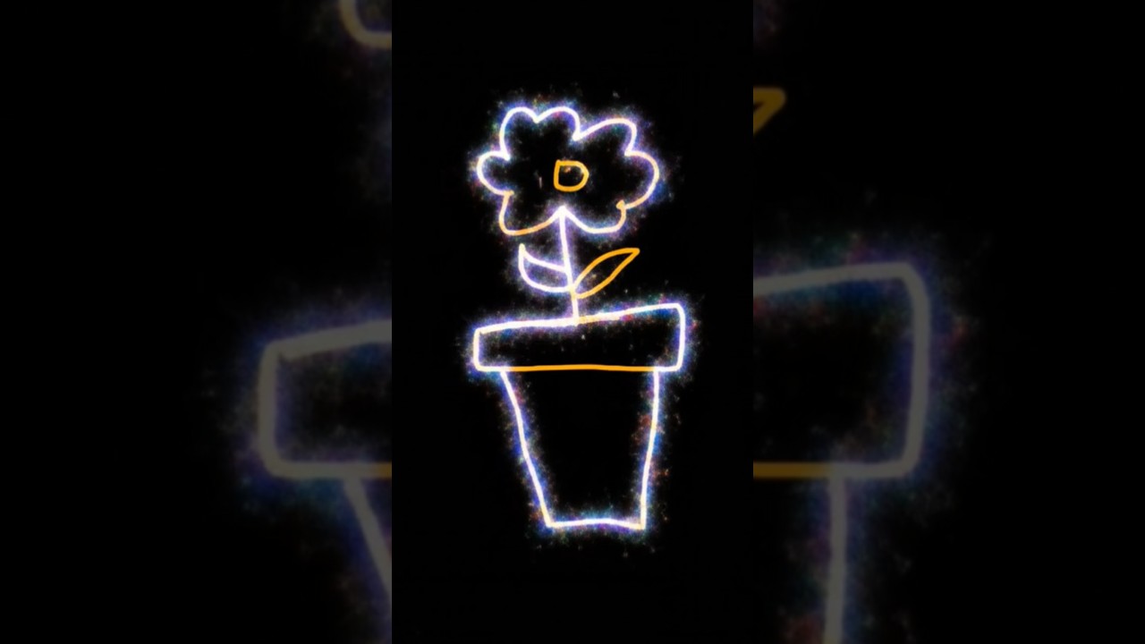 Flower Magic Pot #art #drawing #easydraw #easydrawing #ai #aiart #quickdrawing #scribbleart #doodle
