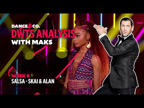 DWTS MAKS ANALYSIS: Week 8 - Skai Jackson & Alan Bersten's Salsa