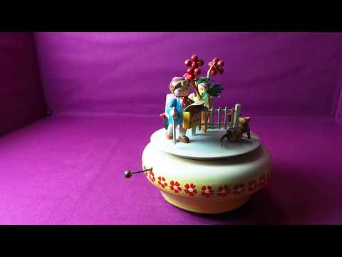 Steinbach uralte Spieluhr Nr.189 - seltenes Sammlerstück aus dem Erzgebirge