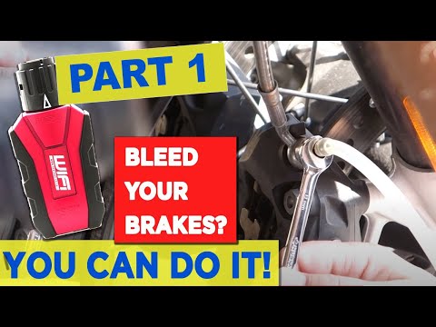BMW R1200GS Adventure ABS Brake Flush (with Hexcode GS911) & Speed Bleeder Installation - Part 1