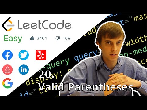 LeetCode 20. Valid Parentheses Solution Explained - Java