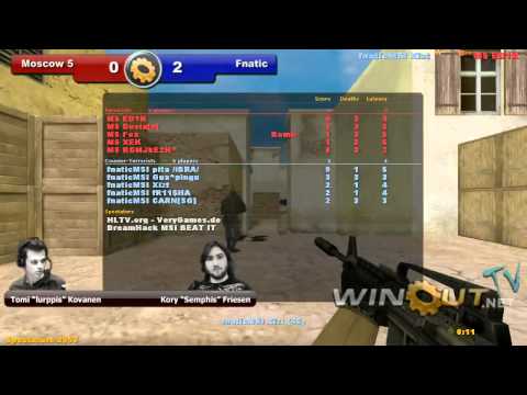 Fnatic vs Moscow 5 DreamHack 2011 (de_tuscan) Part 1
