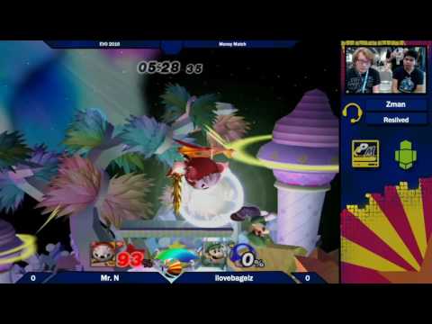Evo 2016: ilovebagelz (Luigi) vs Mr. N (MK) Money Match
