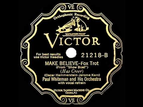 1928 HITS ARCHIVE: Make Believe - Paul Whiteman (Bing Crosby, vocal)