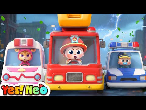 Super Heroes Rescue Team | Firefighter, Policeman, Doctor |  Nursery Rhyme & Kids Songs | Yes! Neo