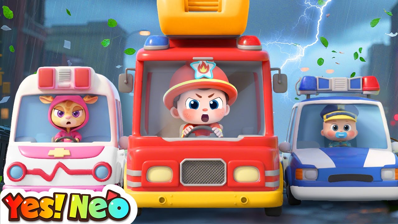 Super Heroes Rescue Team | Firefighter, Policeman, Doctor |  Nursery Rhyme & Kids Songs | Yes! Neo