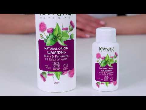 Миниатюра изображения товара Шампунь для волос Levrana Мята и репейник (250мл)