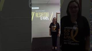 Semana Nacional de Trânsito - Coordenadora de Ensino Solange Ribeiro