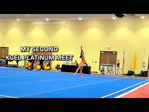MY SECOND EVER XCEL PLATINUM COMPETITION! 🏆💪🥇 1ST ALL AROUND!