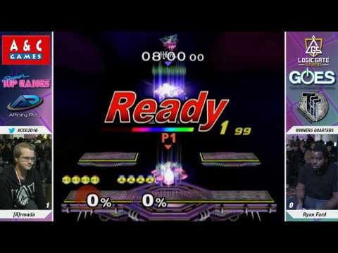 CCG2k16 SSBM Singles Winners Quarters   Armada vs Ryan Ford
