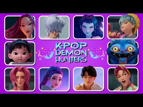 Guess Kpop Demon Hunters Movie Character 2025 by Song🔥| Rumi, Saja Boys, Mira | Music Quiz Challenge