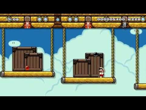 Bowser's Domain 2 by Frank - SUPER MARIO MAKER - No Commentary Gameplay 1AI