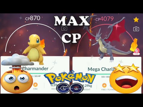 MAX CP SHINY Charmander MEGA EVOLUTION into Mega Charizard Y in Pokemon GO||Charmander community DAY