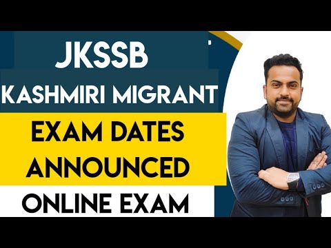 Jkssb Exam Dates Out | Advt No 03 Of 2020 | Imp Update @Career Success