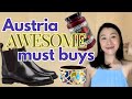 AUSTRIA VIENNA SHOPPING BEST BRANDS TO BUY