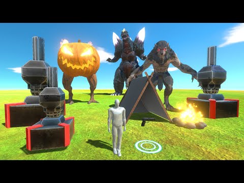 Build Barracks With Flame Thrower - Animal Revolt Battle Simulator
