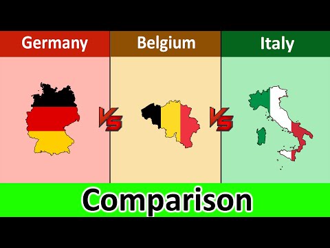 Germany vs Belgium vs Italy | Comparison | Datadotcom