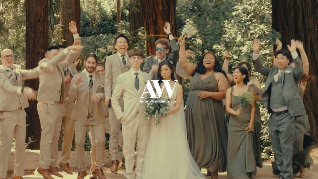 Wes Anderson inspired tailored wedding film by Adorn Weddings