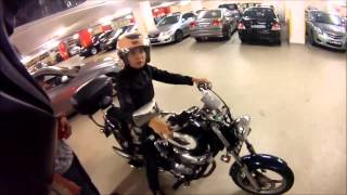 Poor Lady's Motorcycle Dropped from Broken Stand [RP Randoms]