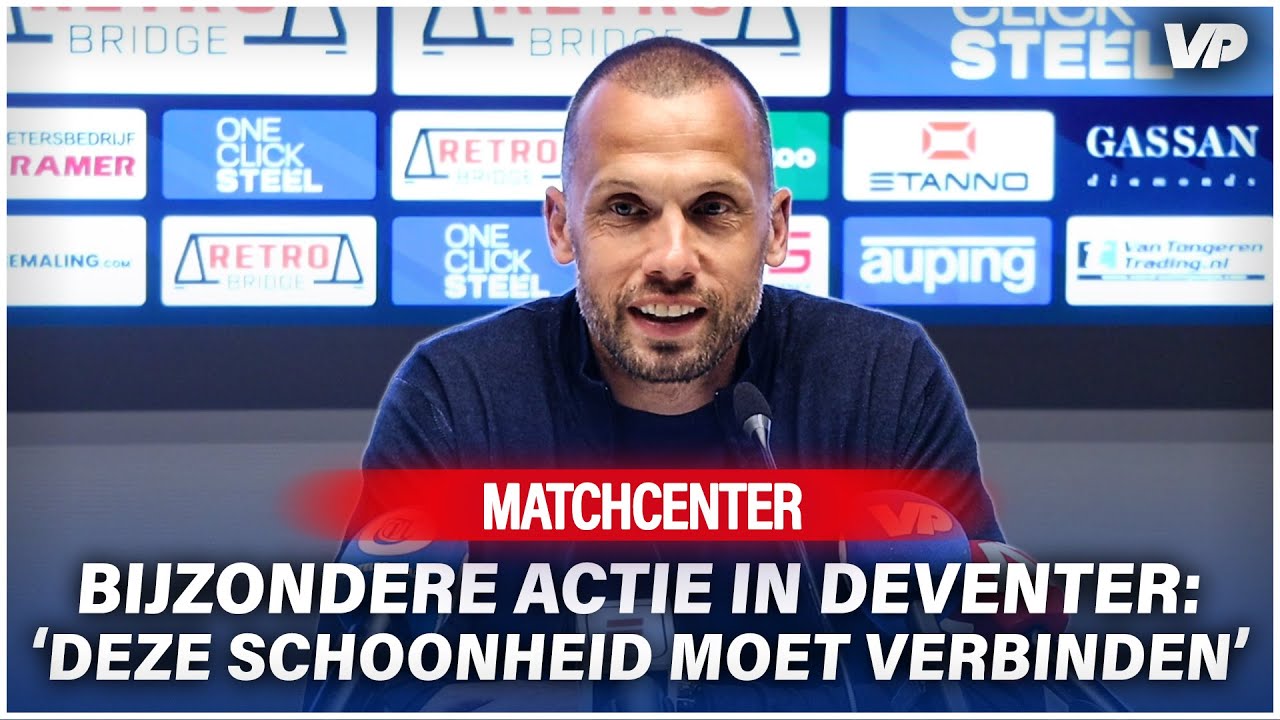 Thumbnail for article: Bijzondere actie in Deventer, Heitinga reageert: 'Schoonheid moet verbinden'
