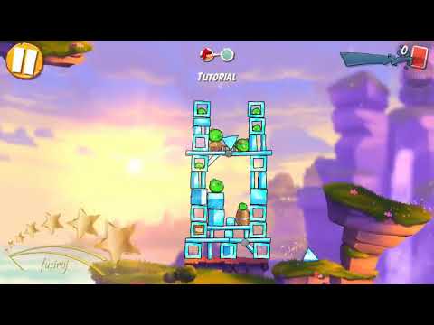 ANGRY BIRDS 2 - Cobalt Plateaus : Feathery Hills - Level 12