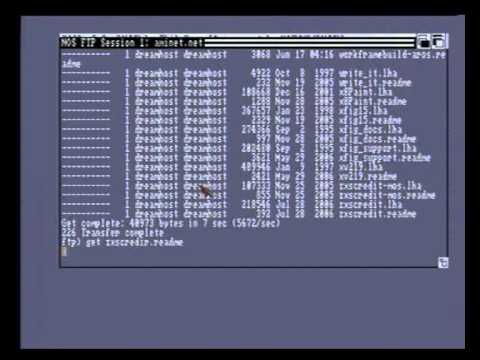 Amiga 500 connects to the internet