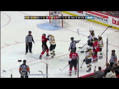 Adam McQuaid vs Patrick Wiercioch